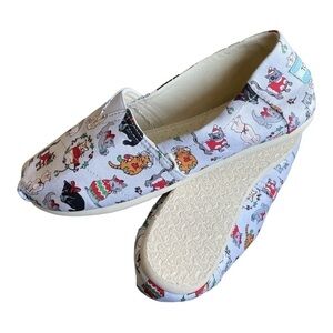 New! Toms‎ Christmas Cats Shoes